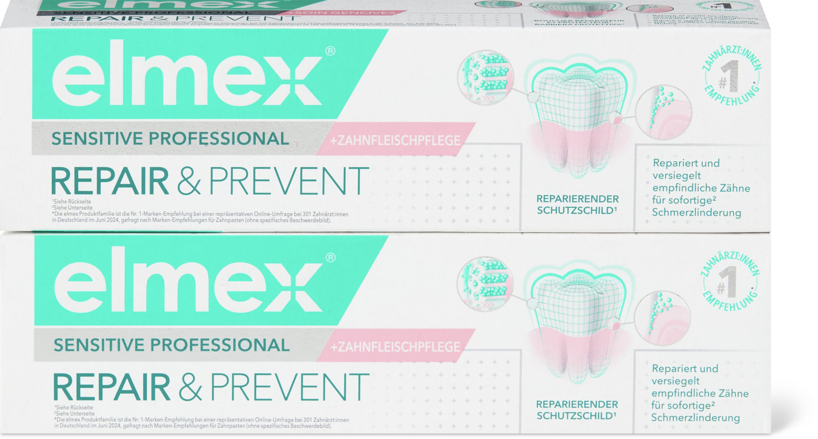Elmex Repair & Prevent Zahnpasta 2x75ml